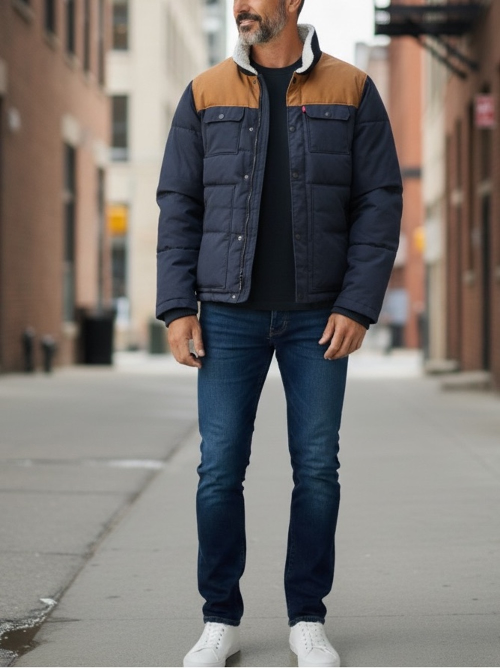 Levi's Big & Tall Levi's® Woodsman Puffer Jacket - Picture 2 of 8